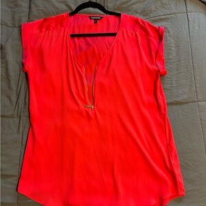 Express Women's Vibrant Red Blouse